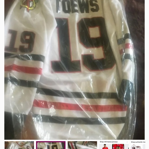 Authentic Chicago Blackhawks TOEWS JERSEY - Picture 5 of 5